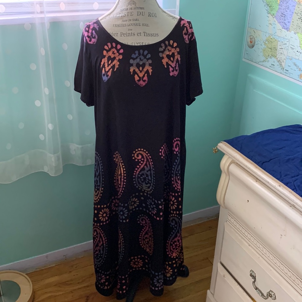 Colorful Boho Shift Dress